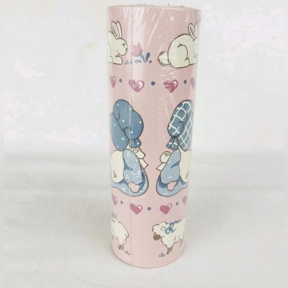 Other - Vintage Design Edge Prairie Bonnets wallpaper border new prepasted girl‎ sheep